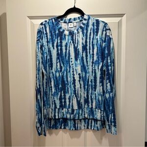 NWT Nordstrom BP Comfy Sleep Top, Blue Twilight Indigo Shirobi, Size Small